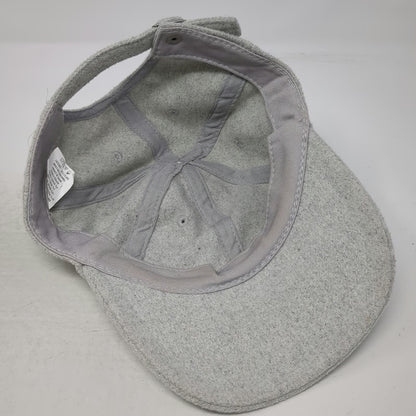 Aeropostale Baseball Cap Gray One Size Wool Blend Adjustable Slideback Hat