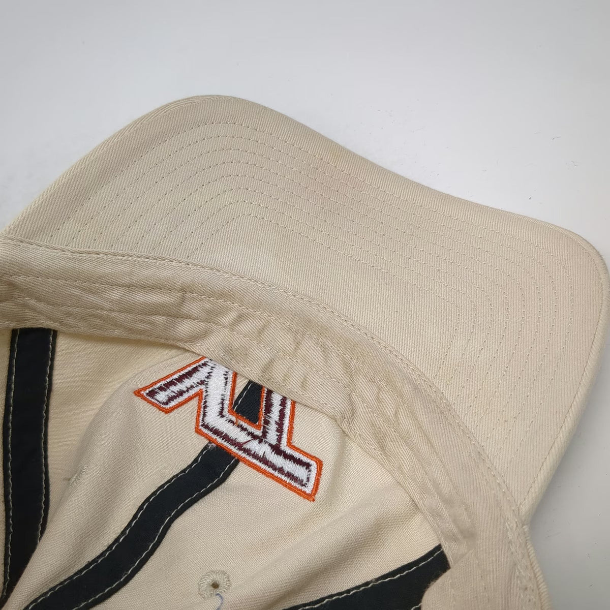 Virginia Tech Hokies NCAA 47 Cap Beige One Size Adjustable Embroidered Logo Hat