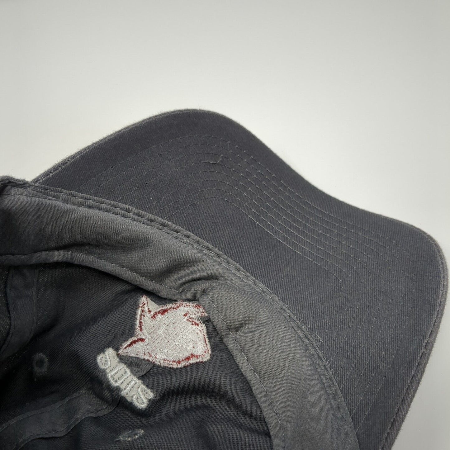 2012 Bobcat Open Slideback Hat Gray One Size Adjustable Otto 6 Panel