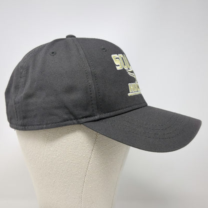 Cap America Snapback Hat Gray One Size C.R. South Ice Hockey Embroidered 6 Panel