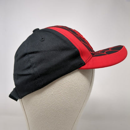 Spider In Web Strapback Hat Multicolor OSFA Adjustable Embroidered Ezcap
