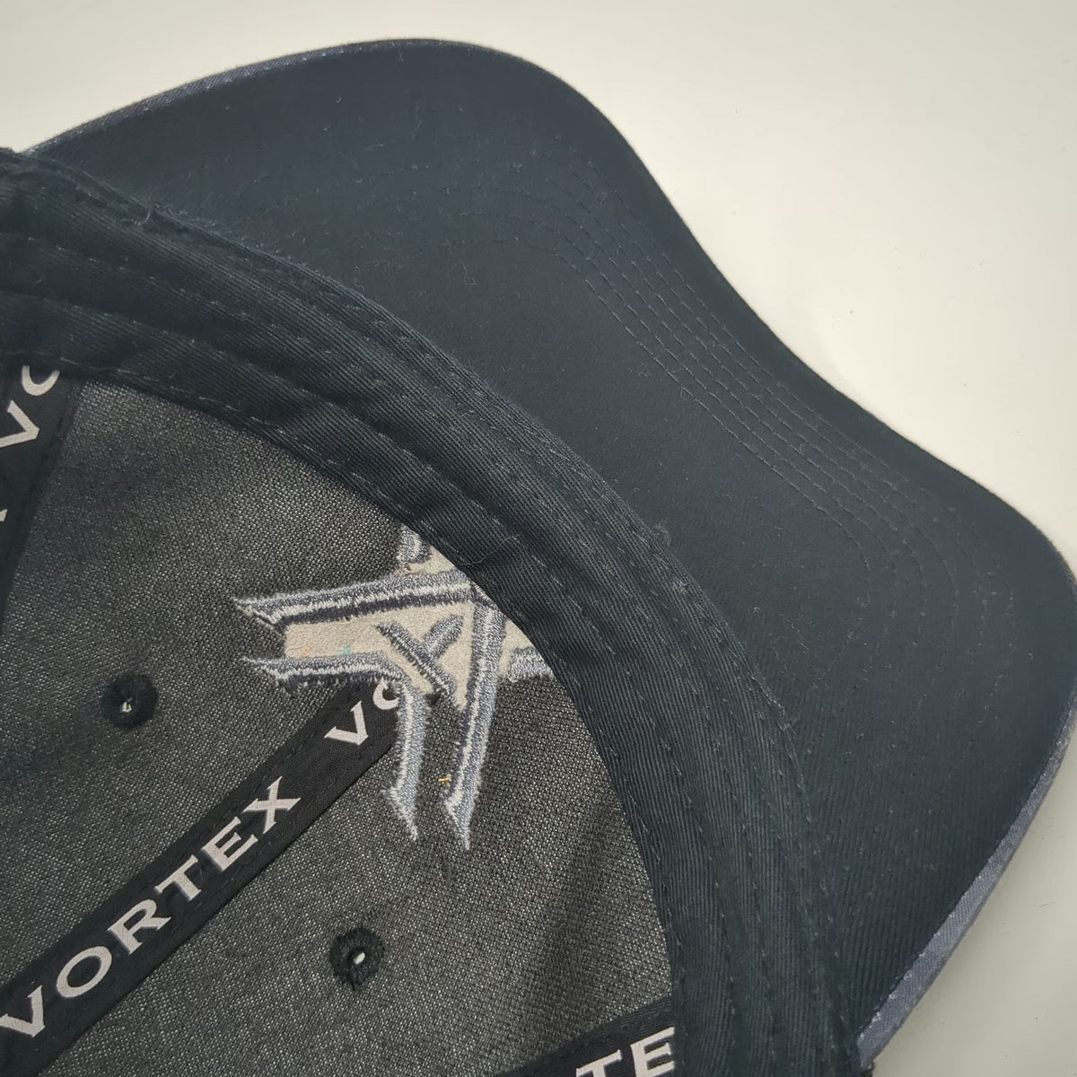 Vortex Trucker Hat Black Camo One Size Mesh Snapback Embroidered Logo Outdoor