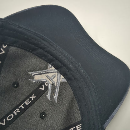 Vortex Trucker Hat Black Camo One Size Mesh Snapback Embroidered Logo Outdoor
