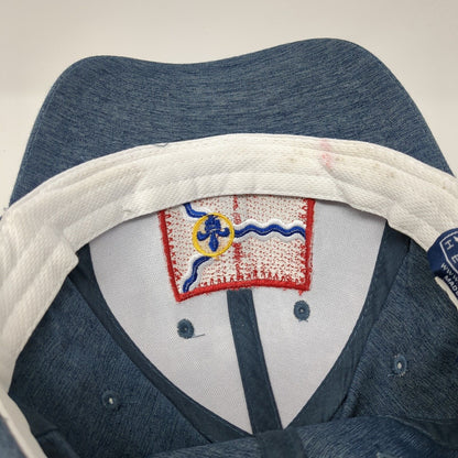 Flag of St. Louis Strapback Hat Blue OS Adjustable Mid Fit Embroidered Ahead