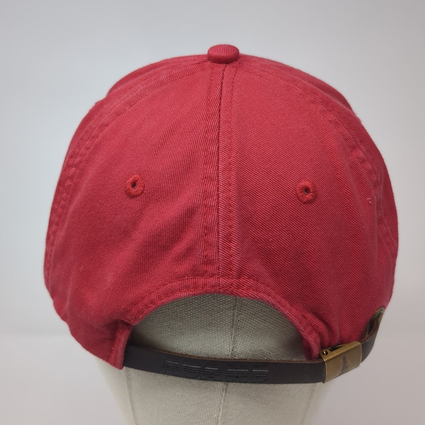 United States Coast Guard Slideback Hat Red One Size Leather Strap
