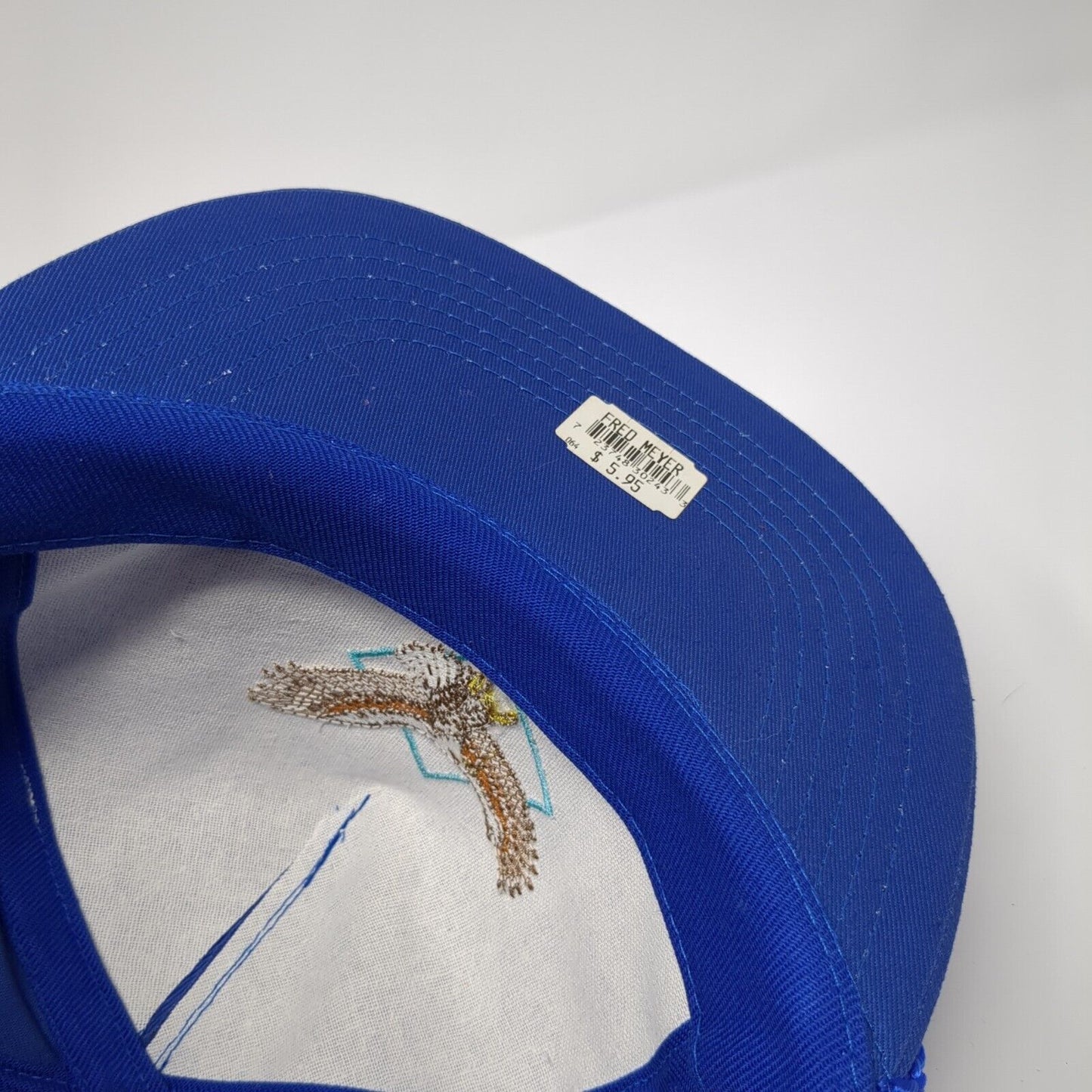 Alaska American Eagle Snapback Hat Blue One Size Adjustable Rope Arctic Circle