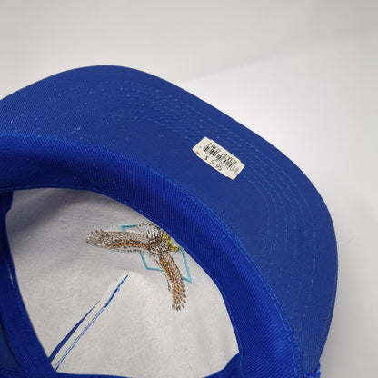Alaska American Eagle Snapback Hat Blue One Size Adjustable Rope Arctic Circle