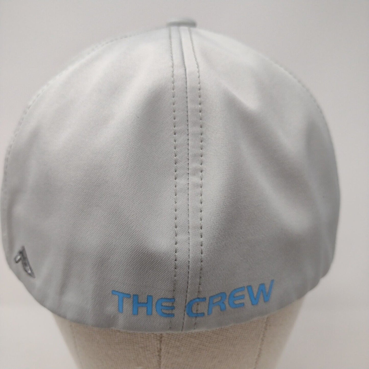 SCC The Crew Fitted Hat Gray L/XL Embroidered 47One 6 Panel Pacific Headwear