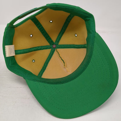Yupoong 5 Panel Green One Size Hat Snapback Rope Trim John Wayne Pioneer Wagons