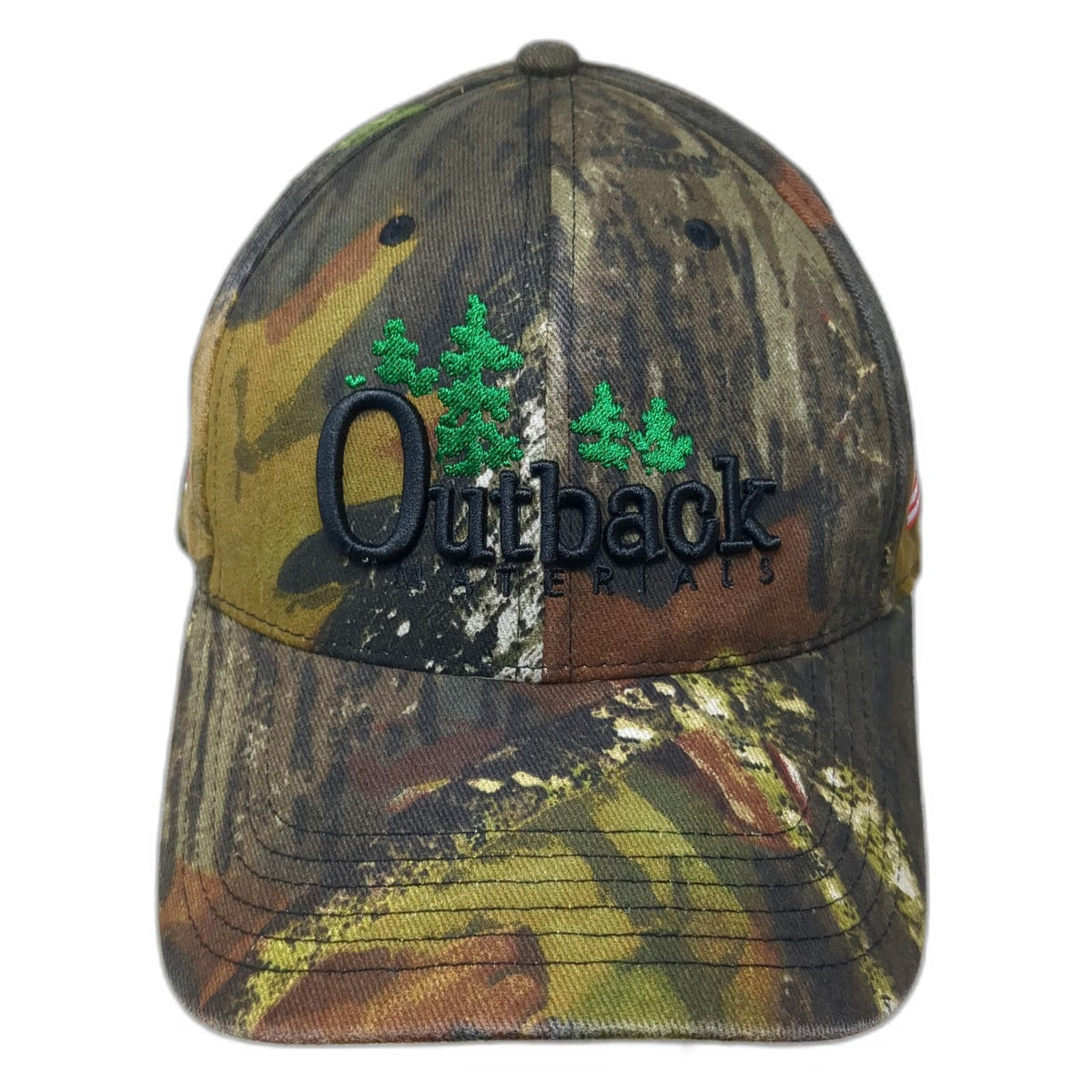 Cap America Baseball Cap Green OSFM Outback Materials 173rd Airborne Camo Hat