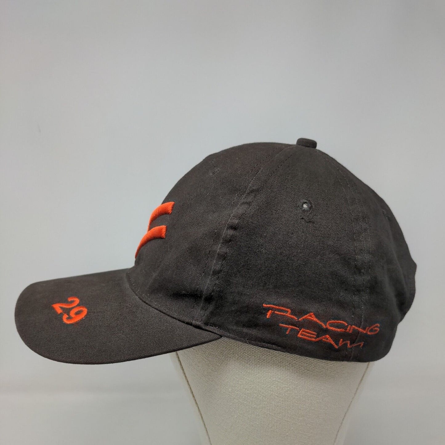 William Rast Racing Men's Slideback Hat Gray Size OSFA Embroidered #29 Logo