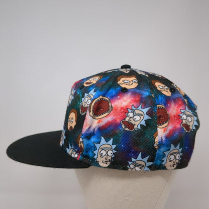 Rick And Morty Adult Swim Snapback Hat Multicolor One Size Adjustable 6 Panel