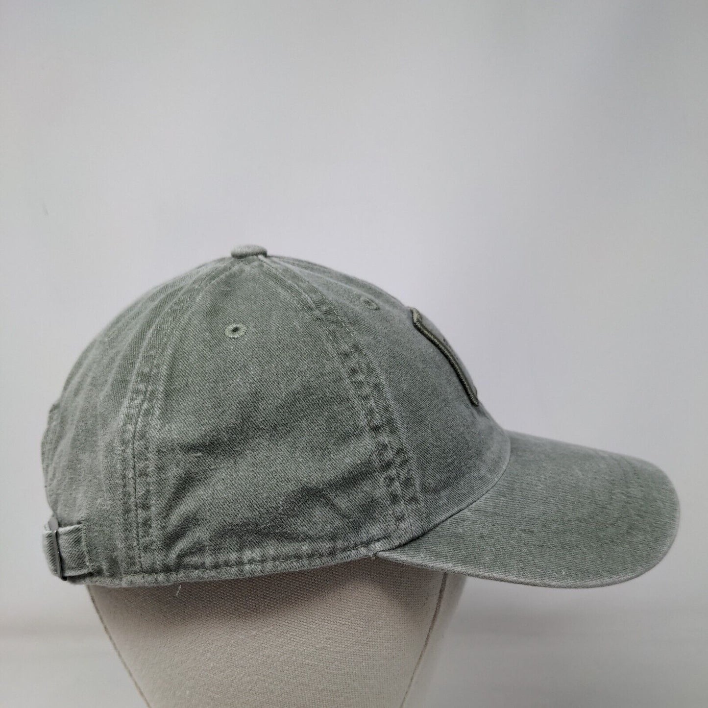 PINK Victoria's Secret Slideback Hat Green One Size Adjustable 6 Panel Cotton