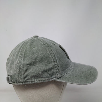 PINK Victoria's Secret Slideback Hat Green One Size Adjustable 6 Panel Cotton