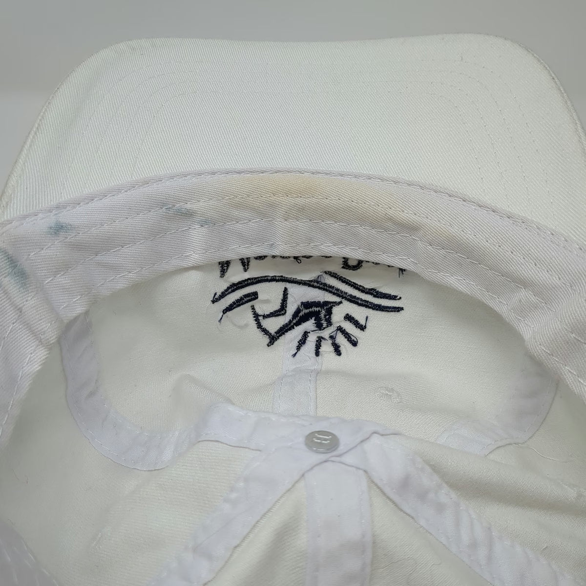 Manna Pro White One Size Baseball Cap Hat Strapback Logo Animal Nutrition Farm