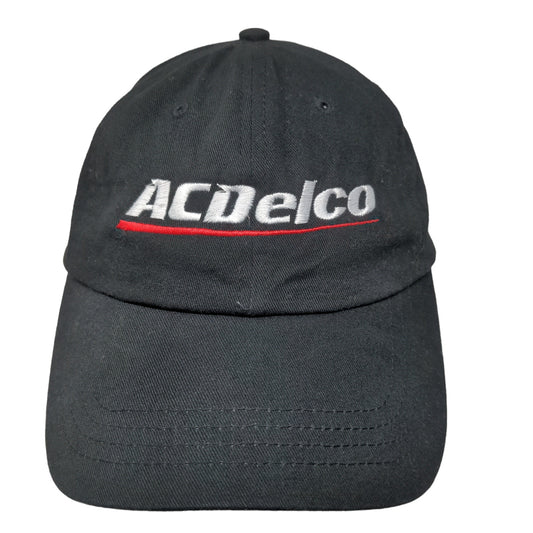 Cap America Men's Strapback Hat Black Embroidered AC Delco Lafayette Logo