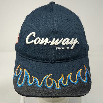 Roush Fenway Racing Blue One Size Baseball Cap Flame Brim NASCAR Number 6 Hat