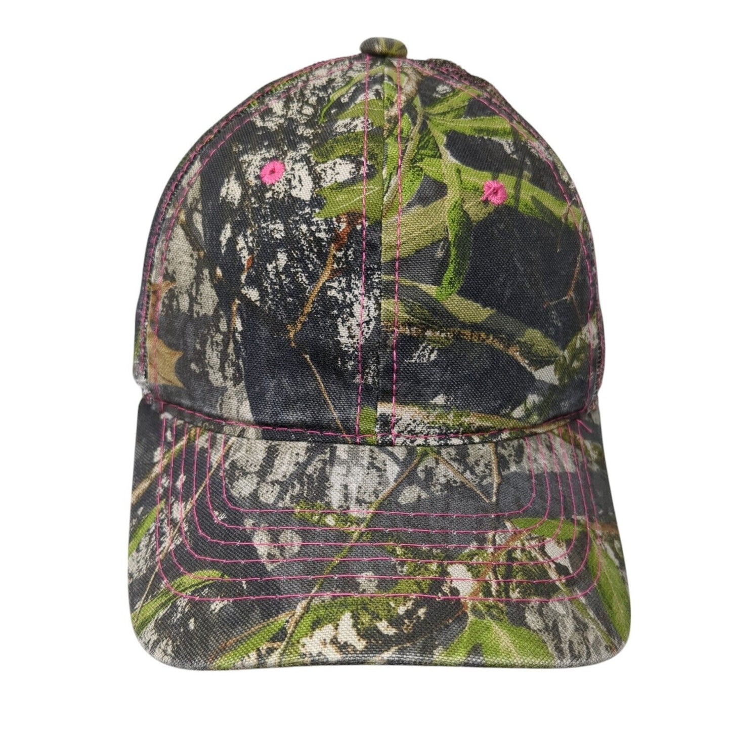 Signatures Strapback Mesh Back Trucker Hat Camo One Size Hunting Outdoor