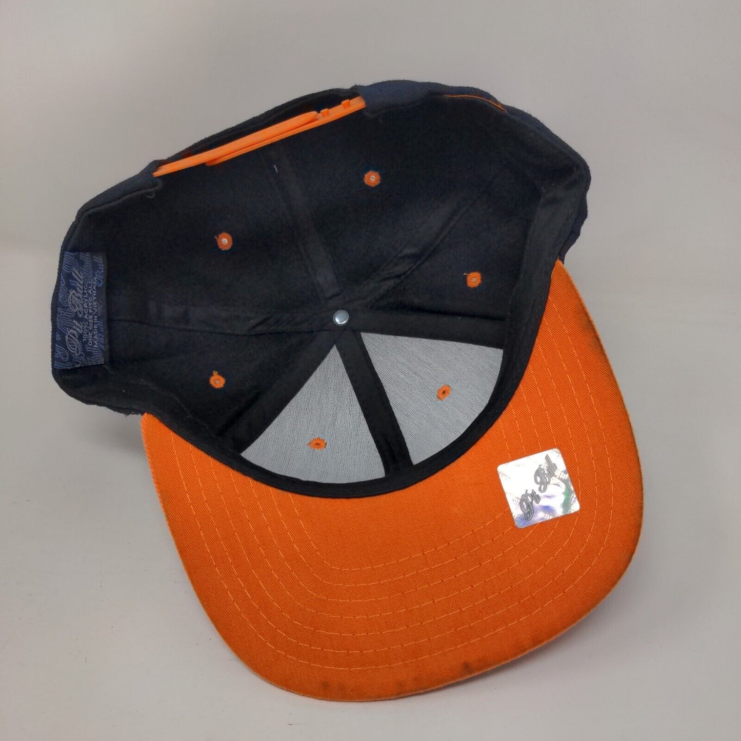 C/R Snapback Hat Multi OSFA Adjustable Colorblock Vent Holes Pit Bull