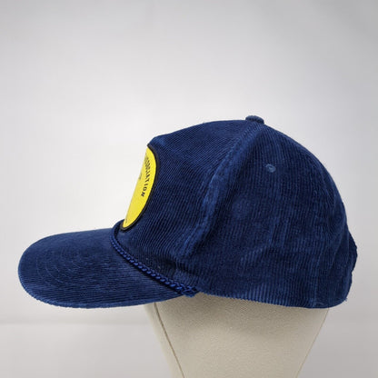 Gold Prospectors Association of America Snapback Rope Hat Blue OSFA Corduroy
