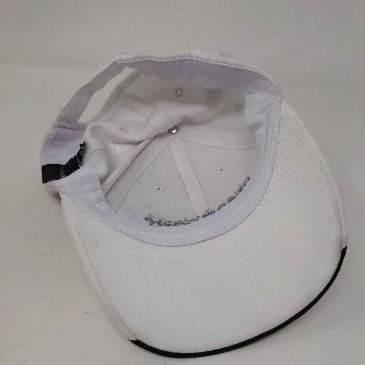 Gear Wash Strapback Hat White One Size Embroidered 6 Panel Sport-Tek
