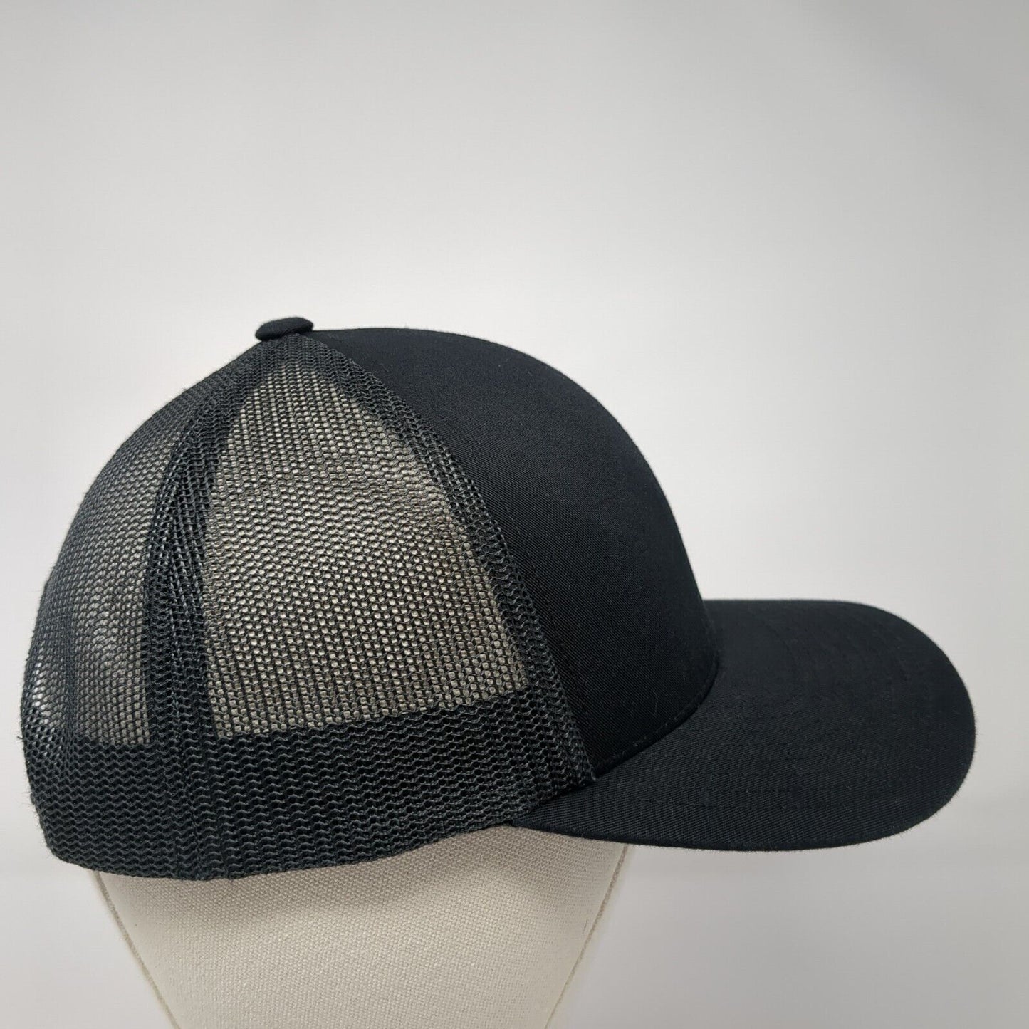 Sawtooth Sports Snapback Trucker Hat Black One Size Pacific Headwear