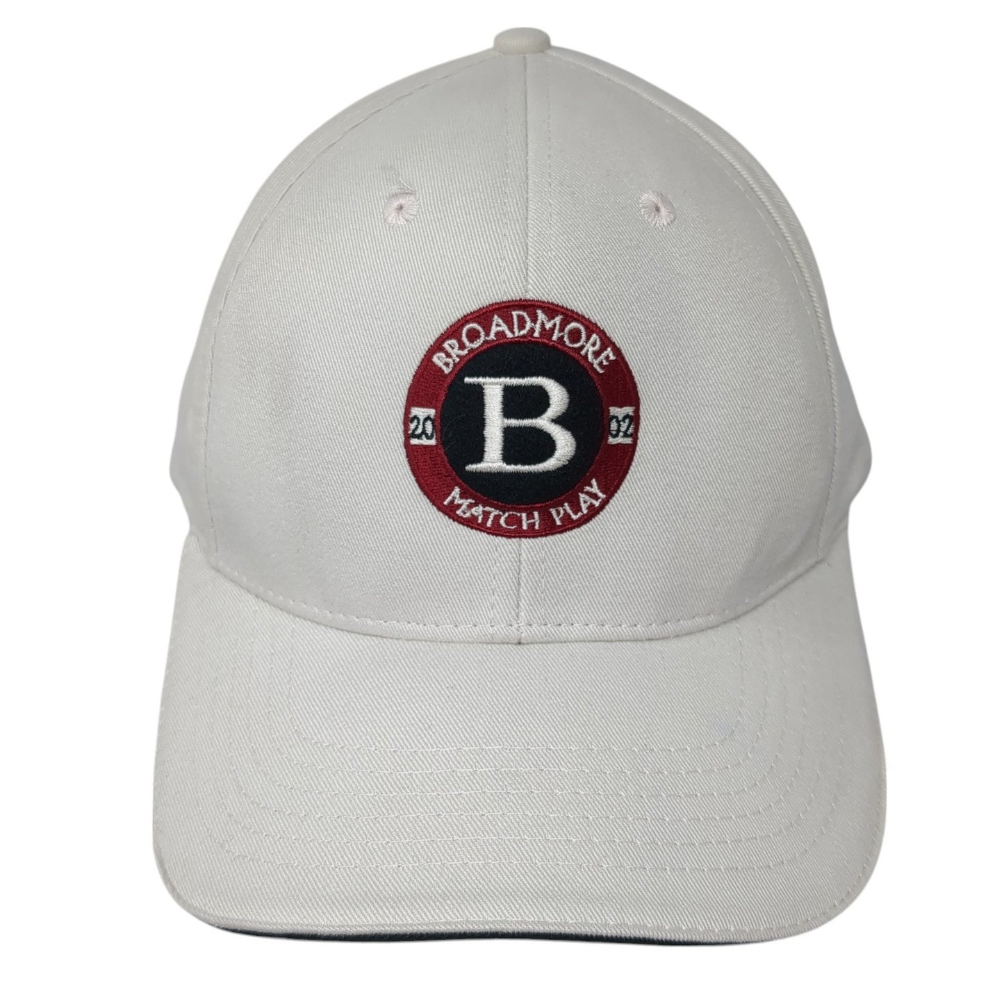 Broadmore Match Play Slideback Hat Beige One Size Adjustable 6 Panel