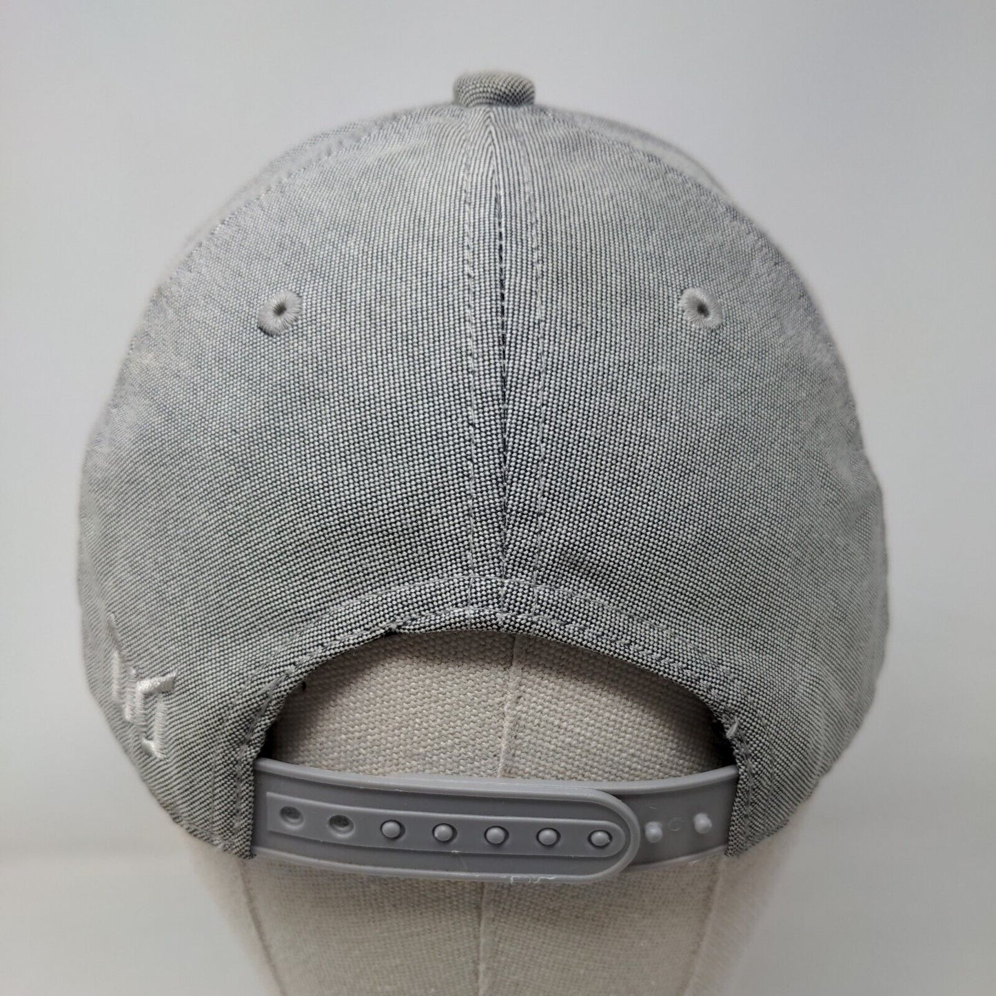 Divided by H&M Snapback Hat Gray One Size Embroidered Adjustable 6 Panel