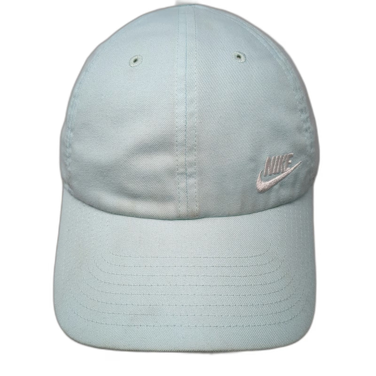 Nike Baseball Cap Blue One Size Heritage86 Adjustable Logo Polyester Hat