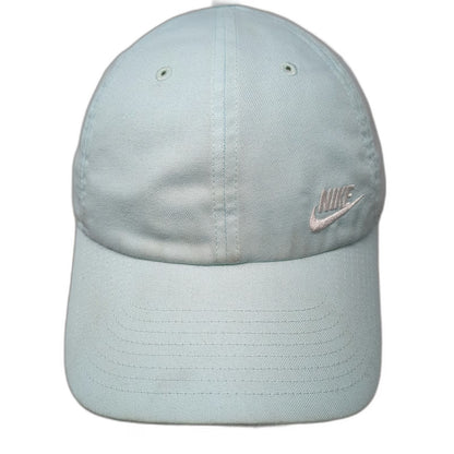 Nike Baseball Cap Blue One Size Heritage86 Adjustable Logo Polyester Hat