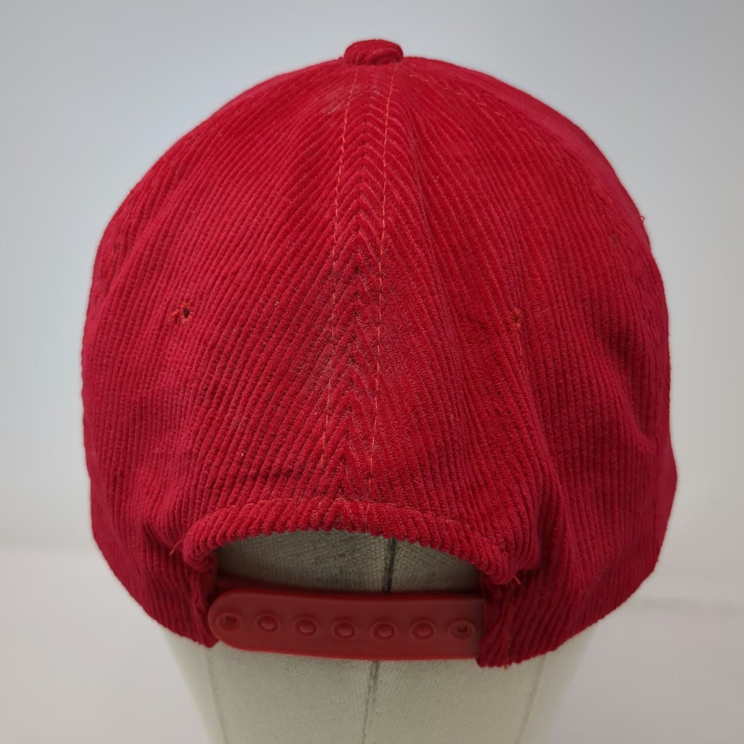 T.I. 5 Panel Red One Size Caesars Corduroy Rope Snapback Gold Logo Casino Hat