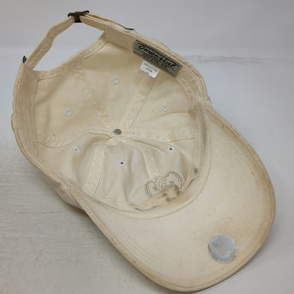 Imperial Baseball Cap Beige One Size Autographed Signed Cotton Crest Hat