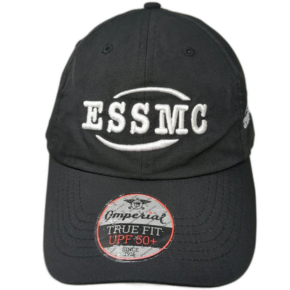 Imperial Baseball Cap Black OSFM ESSMC East Suburban Sports Medicine Hat UPF 50+