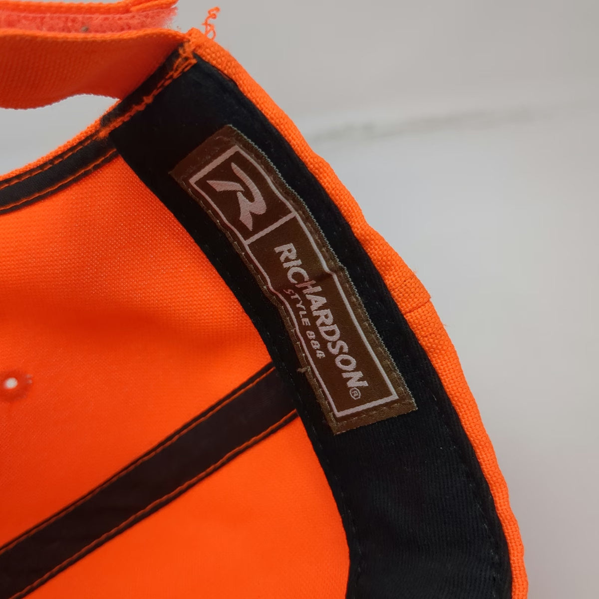 Richardson Baseball Cap Orange Brown OSFM Wealthwood Rod Gun Club Fishing Hat