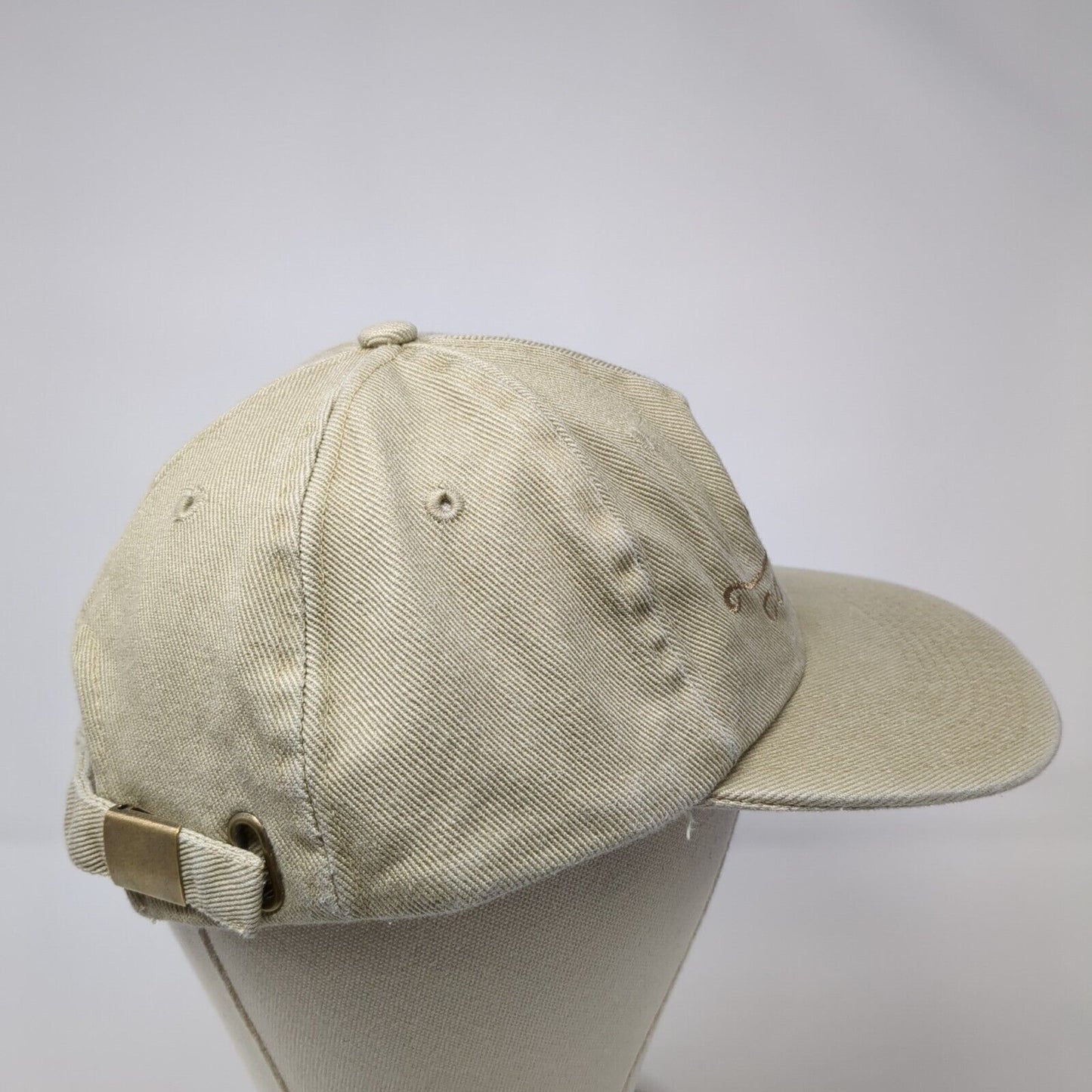 Colorado Slideback Hat Tan One Size Adjustable Embroidered Fahrenheit