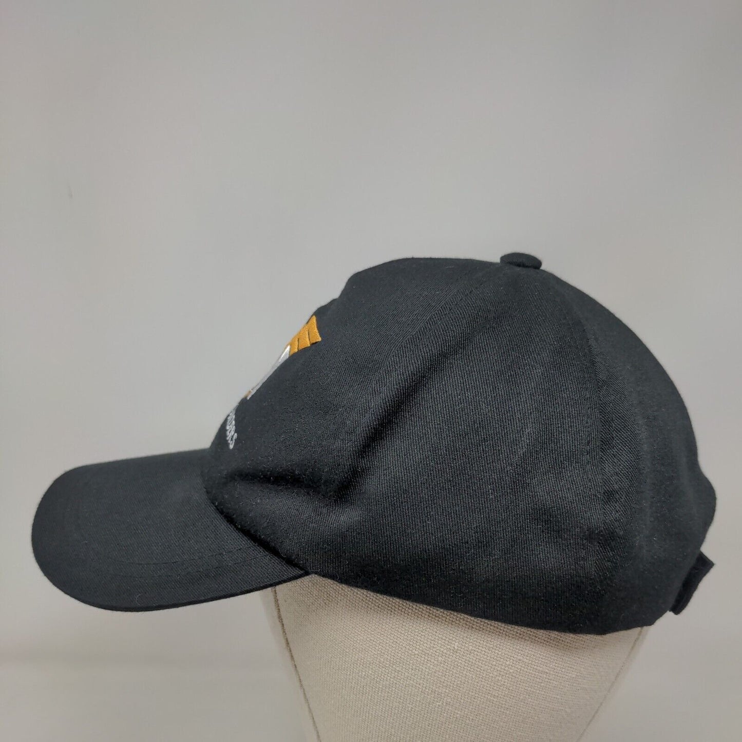 TMT By Team Builders Strapback Hat Black One Size Adjustable Embroidered 6 Panel