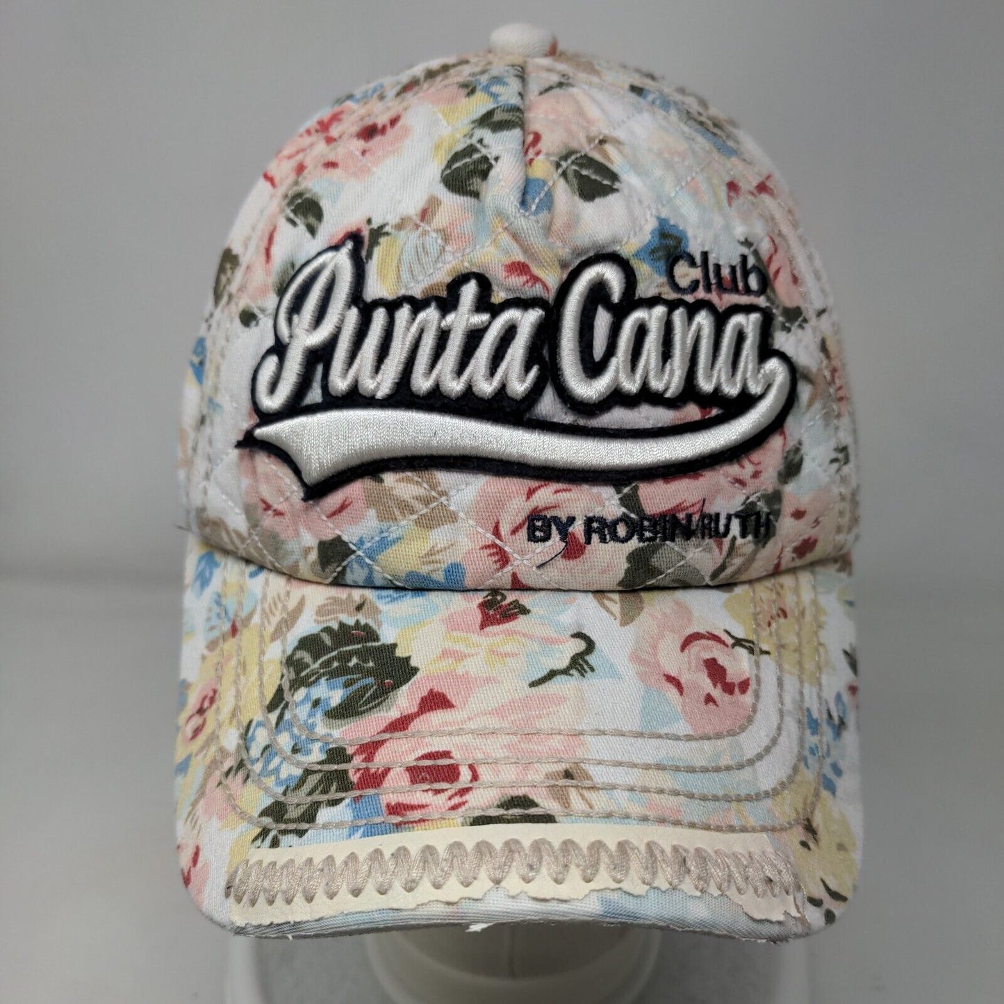 Punta Cana Club by Robin Ruth Snapback Hat Multi One Size Adjustable Floral