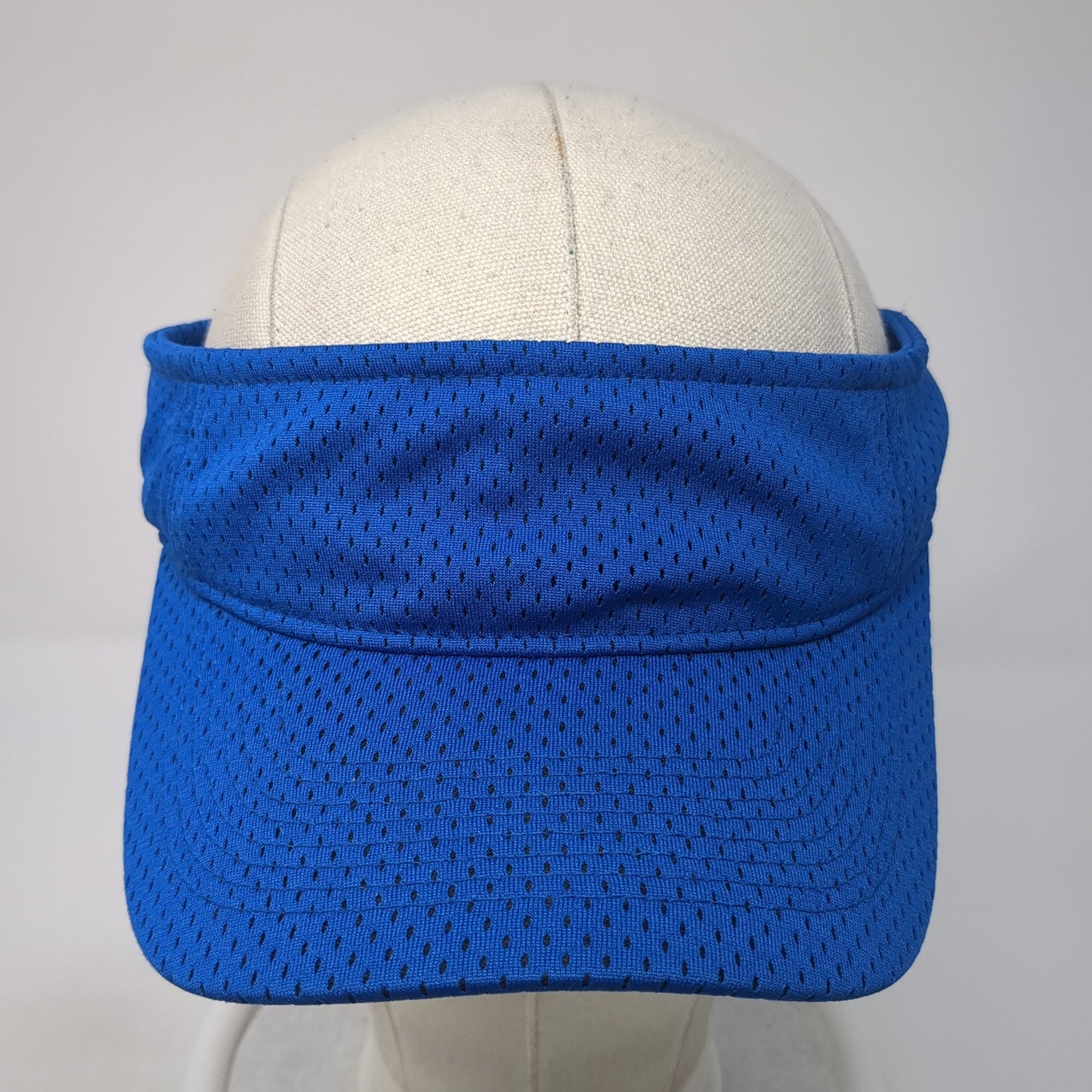 Augusta Sportswear Strapback Visor Hat Blue One Size Adjustable Blank