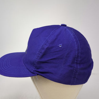 Sportcap 5 Panel Purple One Size Snapback Hat Old West Days Horse Embroidered
