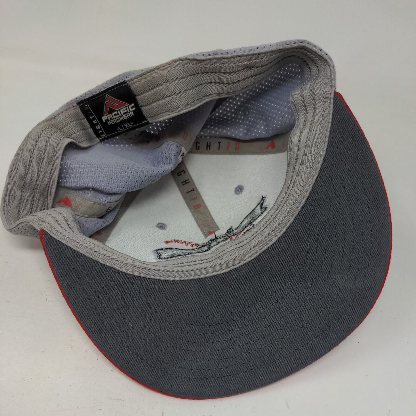 Indy Rebels Fastpitch Fitted Hat Multicolor L/XL Embroidered Pacific Headwear
