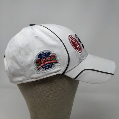 Nike Men's Strapback Hat White OSFA Official Locker Room Alabama Crimson Tide