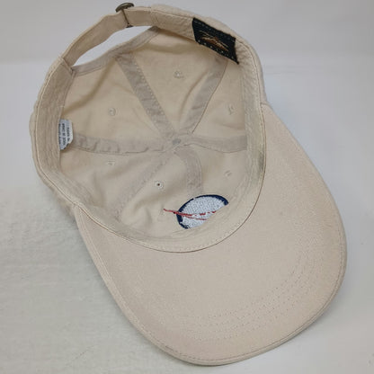 Prairie NASA Meatball Logo Baseball Cap Beige One Size Adjustable Cotton Hat