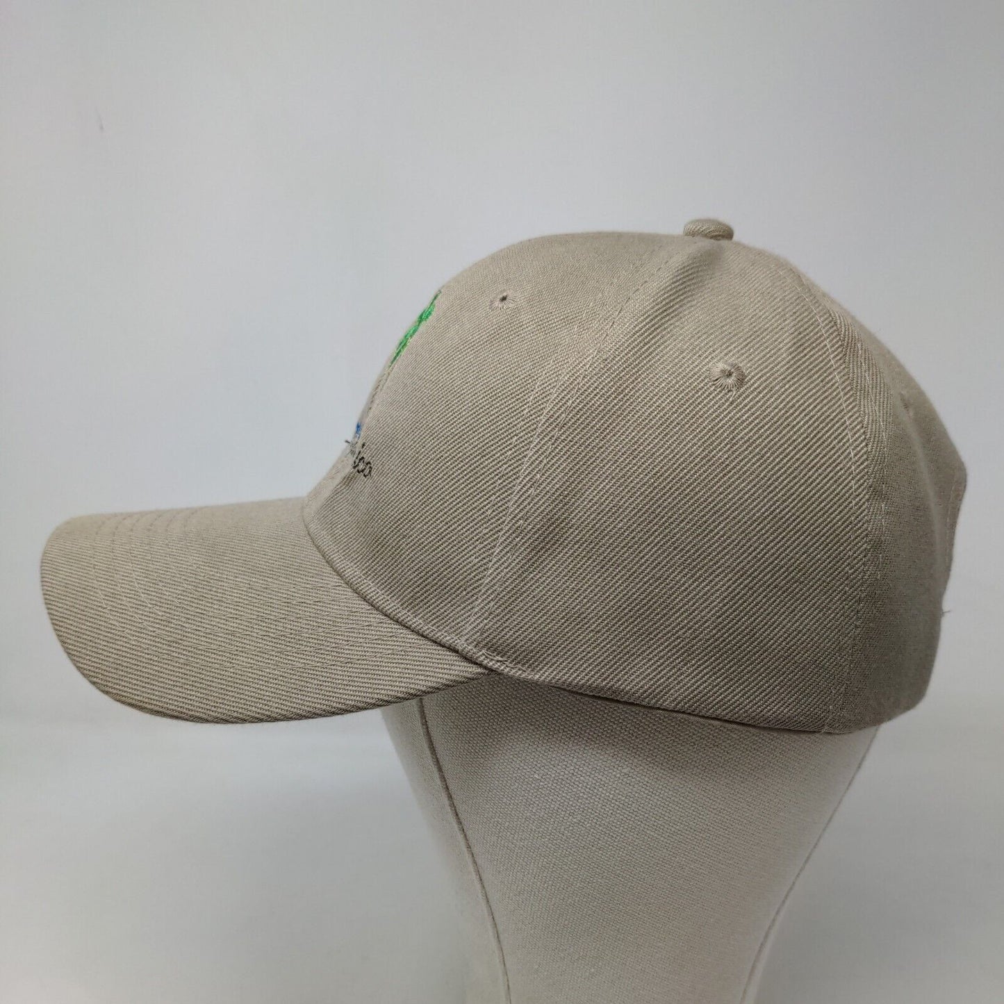 Club Cabo Men's Strapback Hat Tan Size OS Embroidered Costa Maya Mexico Logo