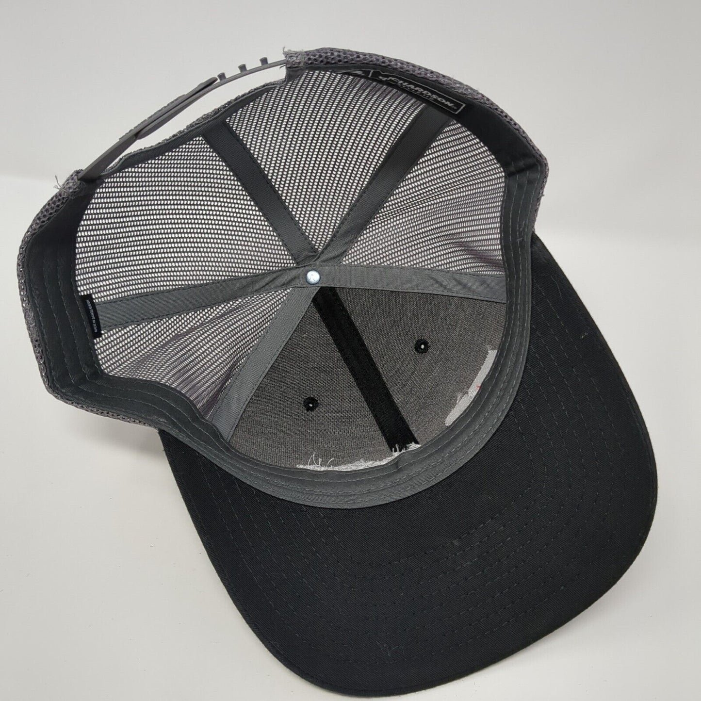 Ada County Farm Bureau Snapback Trucker Hat Black One Size Mesh Back
