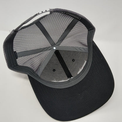Ada County Farm Bureau Snapback Trucker Hat Black One Size Mesh Back