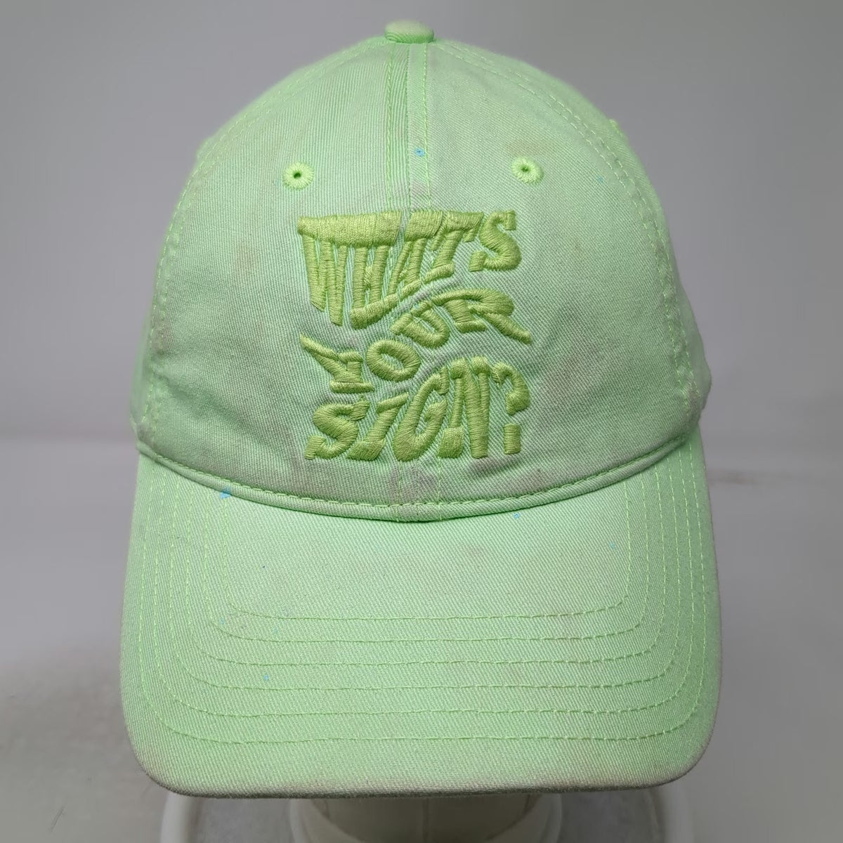 OFFLINE by Aerie Baseball Cap Green One Size Whats Your Sign Embroidered hat