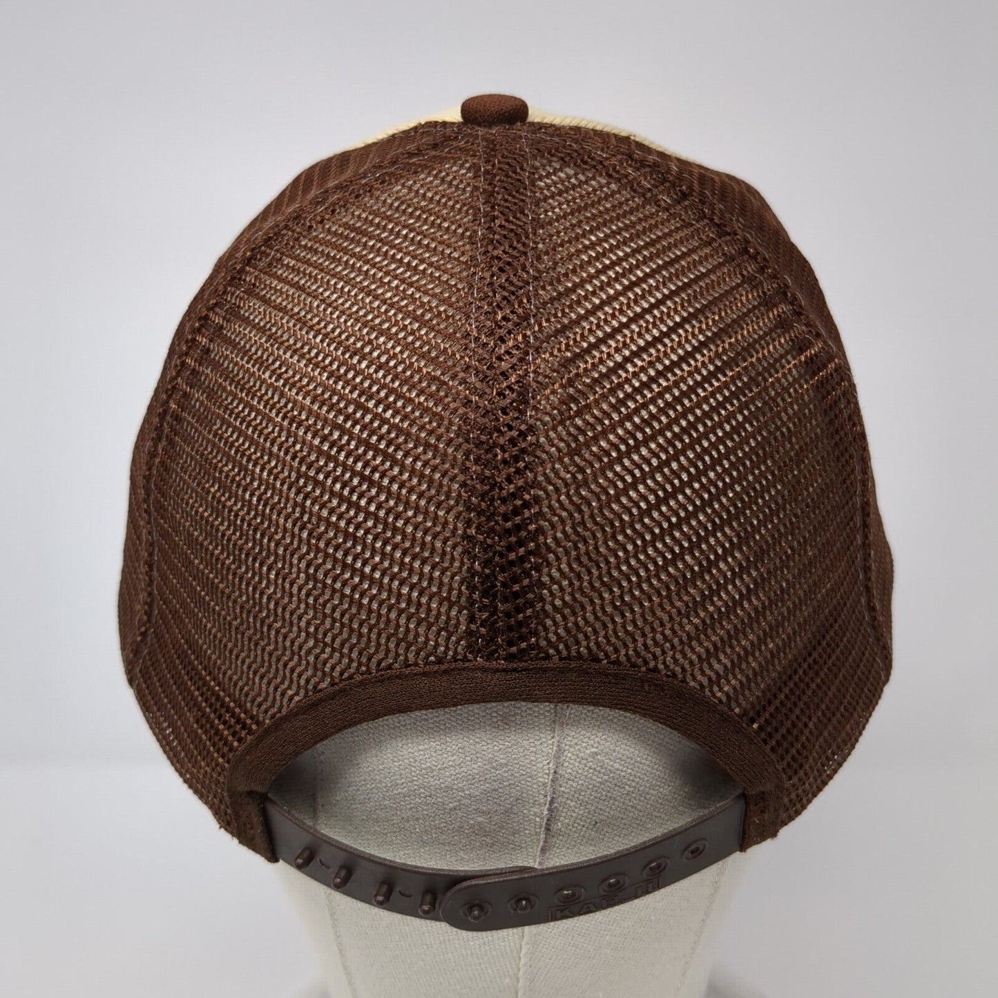 Montana Merchandising Inc Snapback Trucker Hat Brown One Size Mesh Back