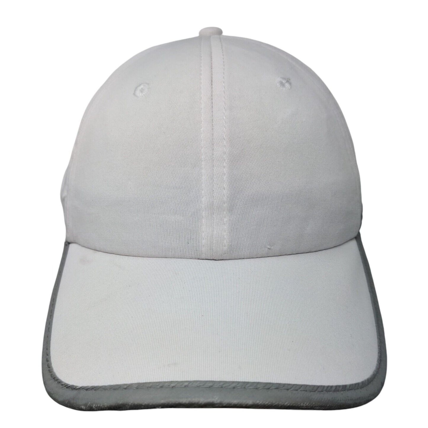 Joe Boxer Strapback Hat White One Size Adjustable Vented Holes 6 Panel Blank