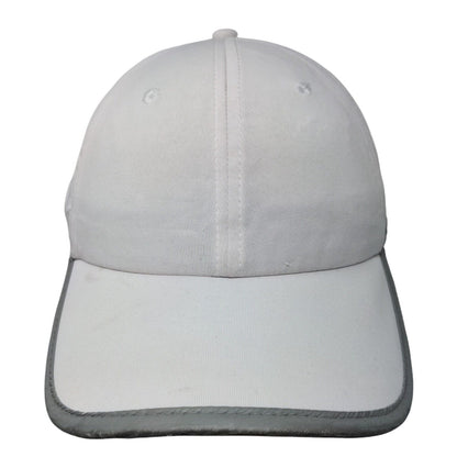 Joe Boxer Strapback Hat White One Size Adjustable Vented Holes 6 Panel Blank