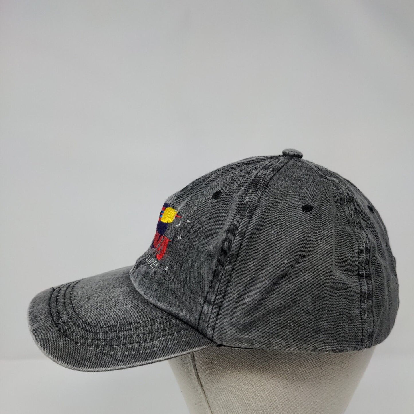 Rocket Intergalactic Diner Slideback Hat Gray One Size Adjustable Port Authority